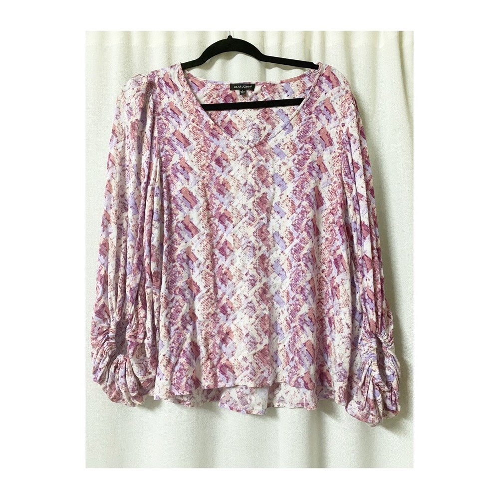 Dear John Balloon Sleeve Blouse